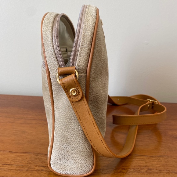 Vintage Saddle River 80's Tan Crossbody Bag - Picture 5 of 7